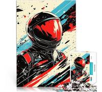 Puzzle 1000 pezzi per adolescenti Astronauta spaziale astratto giochi divertenti per famiglie perché è ideale come regalo per tutta la famiglia 38x26cm