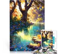 Puzzle 1000 pezzi per adolescenti Atmosfera River Gold per il giocattolo di sfida del gioco educativo Collezione di artisti, Belle arti 75x50cm