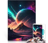 Puzzle 1000 pezzi per adolescenti Aurora Cosmica Alba Difficile da completare ma divertente e umoristico è ideale come regalo per tutta la famiglia 38x26cm