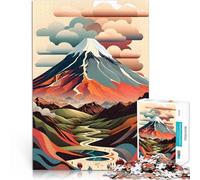 Puzzle 1000 pezzi per adolescenti Autunno a Cotopaxi Difficile da completare ma divertente e umoristico Collezione di artisti, Belle arti 52x38cm