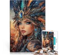 Puzzle 1000 pezzi per adolescenti Bella strega Giocattolo educativo intellettuale decomprimente Migliorare l'amore tra le coppie 38x26cm