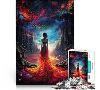 Puzzle 1000 pezzi per adolescenti bella vista notturna per il giocattolo di sfida del gioco educativo Collezione di artisti, Belle arti 52x38cm