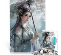Puzzle 1000 pezzi per adolescenti Bellezza antica cinese Difficile da completare ma divertente e umoristico Ottimi regali e giocattoli 52x38cm