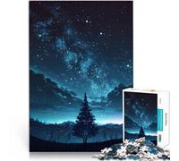 Puzzle 1000 pezzi per adolescenti Bellissimo cielo notturno Giochi educativi Decorazione della casa Regalo di compleanno, regali, arte murale 38x26cm
