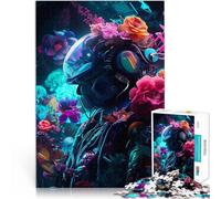 Puzzle 1000 pezzi per adolescenti Bot in fiore Aiuta il cervello ad allenare i giocattoli che creano dipendenza per coltivare la pazienza decorazione murale 50x70cm
