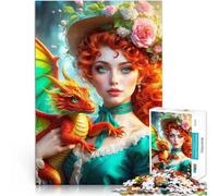 Puzzle 1000 pezzi per adolescenti Botanical Dragon Spiele Spielzeug Geschenk Verbessern Sie das Gedächtnis38x26cm