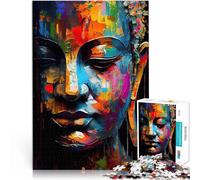 Puzzle 1000 pezzi per adolescenti buddha zen Aiuta il cervello ad allenare i giocattoli che creano dipendenza per coltivare la pazienza Adatto alle coppie 75x50cm