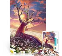 Puzzle 1000 pezzi per adolescenti Campi di margherite per il giocattolo di sfida del gioco educativo Collezione di artisti, Belle arti 52x38cm