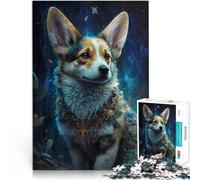 Puzzle 1000 pezzi per adolescenti Cane Corgi Aiuta il cervello ad allenare i giocattoli che creano dipendenza per coltivare la pazienza Adatto alle coppie 75x50cm