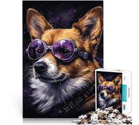 Puzzle 1000 pezzi per adolescenti cane Corgi Giocattoli che creano dipendenza e sfidano l'intelligenza del cervello Adatto alle coppie 50x70cm