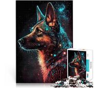 Puzzle 1000 pezzi per adolescenti Cane da pastore tedesco Allena il tuo cervello e le tue mani Decorazioni e regali unici per la casa 75x50cm
