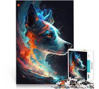 Puzzle 1000 pezzi per adolescenti Cane Jack Russell Terrier giocattoli educativi per l'apprendimento Collezione di artisti, Belle arti 52x38cm