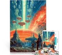 Puzzle 1000 pezzi per adolescenti Caos Marziano Antistress Vacanza in patria Uccidere il tempo Migliorare l'amore tra le coppie 38x26cm