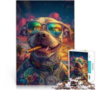 Puzzle 1000 pezzi per adolescenti Capo dei cani Giocattolo educativo intellettuale decomprimente è ideale come regalo per tutta la famiglia 38x26cm
