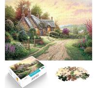 Puzzle 1000 pezzi per adolescenti Casa dei sogni per il giocattolo di sfida del gioco educativo Lista dei desideri con Babbo Natale 52x38cm