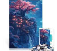 Puzzle 1000 pezzi per adolescenti Cascata al neon Antistress Vacanza in patria Uccidere il tempo offerte come regali per tutta la famiglia 38x26cm
