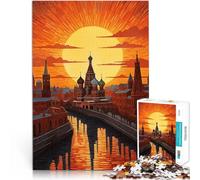 Puzzle 1000 pezzi per adolescenti Cattedrale di San Basilio RU Giocattoli di gioco impegnativi Giocattoli per la decorazione della casa 52x38cm