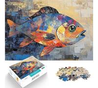 Puzzle 1000 pezzi per adolescenti Cattura astratta Antistress Vacanza in patria Uccidere il tempo Migliorare l'amore tra le coppie 38x26cm