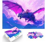 Puzzle 1000 pezzi per adolescenti Cavaliere del Drago Leggendario Gioco impegnativo Attività divertenti a casa, regali di compleanno, regali di viaggio, 52x38cm