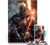 Puzzle 1000 pezzi per adolescenti Cavaliere Mistico dell'Inferno Giocattoli Giochi Educativi Antistress Migliorare l'amore tra le coppie 38x26cm