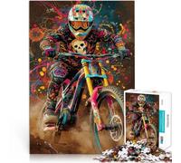 Puzzle 1000 pezzi per adolescenti Cavaliere violento Antistress Vacanza in patria Uccidere il tempo Lista dei desideri con Babbo Natale 38x26cm
