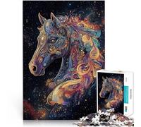 Puzzle 1000 pezzi per adolescenti Cavallo nell'arte colorata Giocattoli Giochi Educativi Antistress Decorazioni e regali unici per la casa 75x50cm