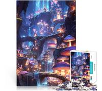 Puzzle 1000 pezzi per adolescenti Caverna dei funghi per il giocattolo di sfida del gioco educativo Giocattoli per la decorazione della casa 38x26cm