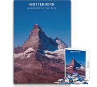 Puzzle 1000 pezzi per adolescenti Cervino Bellissimo gioco di design Sfida difficile Giocattoli antistress Dimensioni 38x52cm