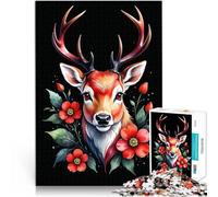 Puzzle 1000 pezzi per adolescenti Cervo Aiuta il cervello ad allenare i giocattoli che creano dipendenza per coltivare la pazienza Regalo divertente 52x38cm