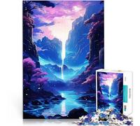 Puzzle 1000 pezzi per adolescenti Cherry Dreams Neon Peaks Per il divertimento in famiglia Ogni pezzo è unico - Gioco divertente e stimolante per tutta la famiglia 75x50cm