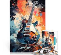Puzzle 1000 pezzi per adolescenti Chitarra Eleganza Estetica Giocattoli da gioco per regalo di famiglia è ideale come regalo per tutta la famiglia 38x26cm