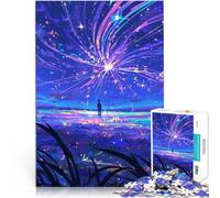 Puzzle 1000 pezzi per adolescenti Cielo notturno con stelle Giocattoli per l'intrattenimento in famiglia Gioco educativo per compleanno e Natale 52x38cm