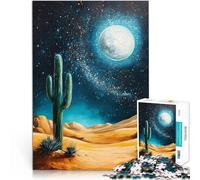 Puzzle 1000 pezzi per adolescenti Cielo notturno nel deserto Giocattolo educativo antistress perché è ideale come regalo per tutta la famiglia 52x38cm