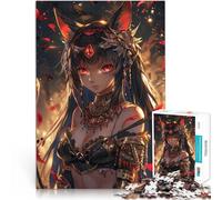 Puzzle 1000 pezzi per adolescenti Cleopatra sexy anime Antistress Vacanza in patria Uccidere il tempo Lista dei desideri con Babbo Natale 52x38cm