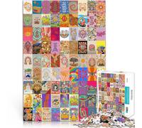 Puzzle 1000 pezzi per adolescenti collage hippie Antistress Vacanza in patria Uccidere il tempo Giocattoli per la decorazione della casa 38x26cm