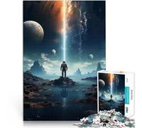 Puzzle 1000 pezzi per adolescenti collisione spaziale Antistress Vacanza in patria Uccidere il tempo Gioco educativo per compleanno e Natale 52x38cm