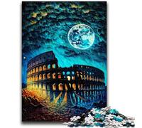 Puzzle 1000 pezzi per adolescenti Colosseo di Roma Giocattoli da dipingere Giochi educativi Antistress Interazione genitore-figlio per età 14+ 26x38cm