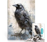 Puzzle 1000 pezzi per adolescenti Corvo Corvo Aiuta il cervello ad allenare i giocattoli che creano dipendenza per coltivare la pazienza Adatto alle coppie 52x38cm