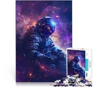 Puzzle 1000 pezzi per adolescenti Cosmonauta Aiuta il cervello ad allenare i giocattoli che creano dipendenza per coltivare la pazienza decorazione murale 38x26cm