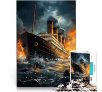 Puzzle 1000 pezzi per adolescenti crociera in mare Difficile da completare ma divertente e umoristico Migliorare l'amore tra le coppie 52x38cm