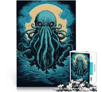 Puzzle 1000 pezzi per adolescenti Cthulhu Rising Giocattolo educativo intellettuale decomprimente perché è ideale come regalo per tutta la famiglia 38x26cm