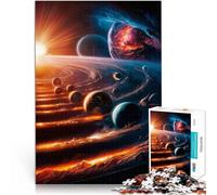 Puzzle 1000 pezzi per adolescenti Danza Galattica delle Orbite Gioco impegnativo e gioco in famiglia Adatto per la decorazione del desktop 52x38cm