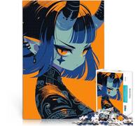 Puzzle 1000 pezzi per adolescenti Demone Aiuta il cervello ad allenare i giocattoli che creano dipendenza per coltivare la pazienza Regalo divertente 52x38cm