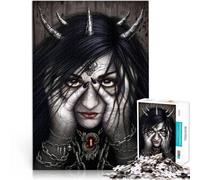 Puzzle 1000 pezzi per adolescenti Demone nero in catene Antistress Vacanza in patria Uccidere il tempo Giocattoli per la decorazione della casa 38x26cm