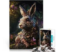 Puzzle 1000 pezzi per adolescenti Dipingere il coniglio per il giocattolo di sfida del gioco educativo Gioco educativo per compleanno e Natale 75x50cm