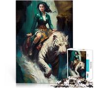 Puzzle 1000 pezzi per adolescenti dipinto ad olio di una principessa Assemblaggio del modello perché è ideale come regalo per tutta la famiglia 52x38cm