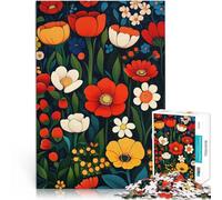Puzzle 1000 pezzi per adolescenti Dipinto di fiori primaverili Gioco intellettuale giocattolo è ideale come regalo per tutta la famiglia 38x26cm