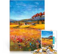 Puzzle 1000 pezzi per adolescenti Dipinto di paesaggio di campagna Giochi di relax Ogni pezzo è unico - Gioco divertente e stimolante per tutta la famiglia 75x50cm