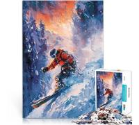 Puzzle 1000 pezzi per adolescenti Discesa emozionante Difficile da completare ma divertente e umoristico perché è ideale come regalo per tutta la famiglia 38x26cm