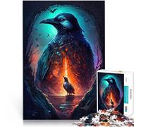 Puzzle 1000 pezzi per adolescenti Dolce pinguino Giocattoli educativi per l'apprendimento Giochi per famiglie Decorazione d'arte per la casa 52x38cm